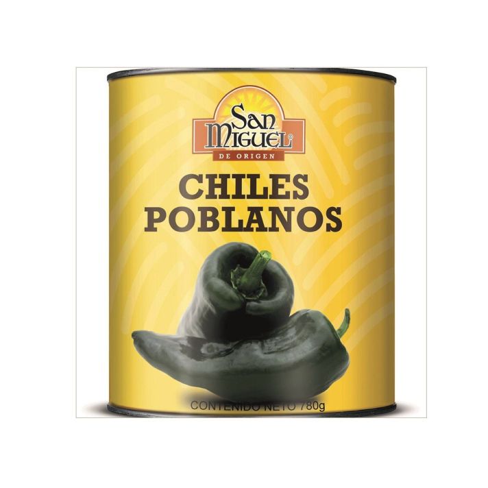 San Miguel Poblano Pepper Whole 800g