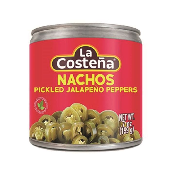 La Costena Pickled Green Jalapeno Nacho Slices 199g