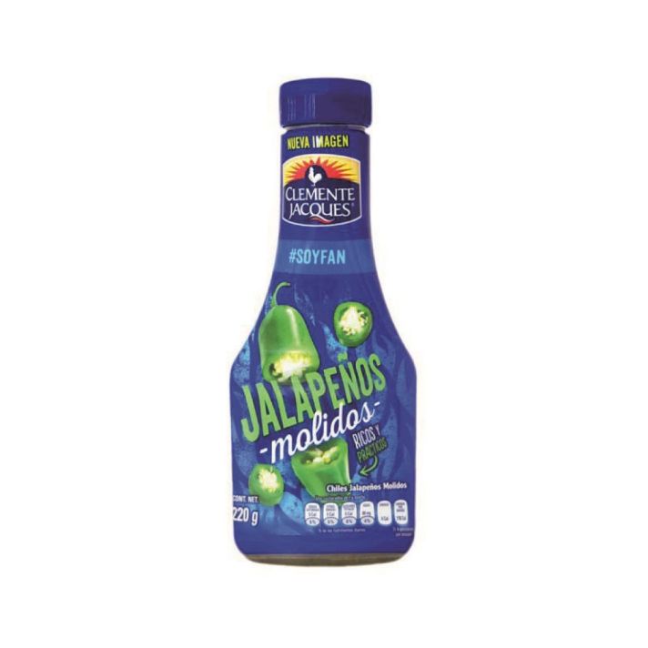 Clemente Jacques Jalapeno Molido squeeze 220g