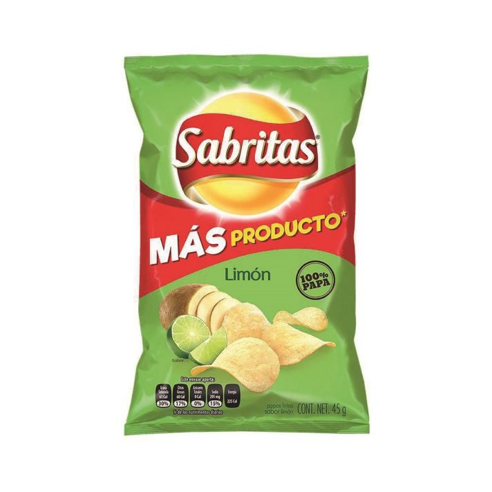 Sabritas Limon 45g - CrispsMex