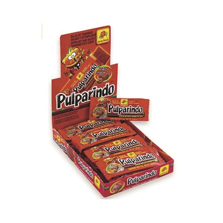 Pulparindo Tamarindo Extra Hot 280g (Box of 20) - GUS25