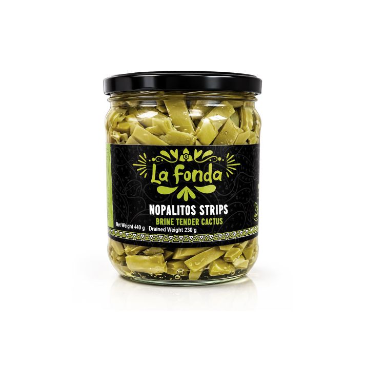 La Fonda Cactus Strips Leaves Jar 460g