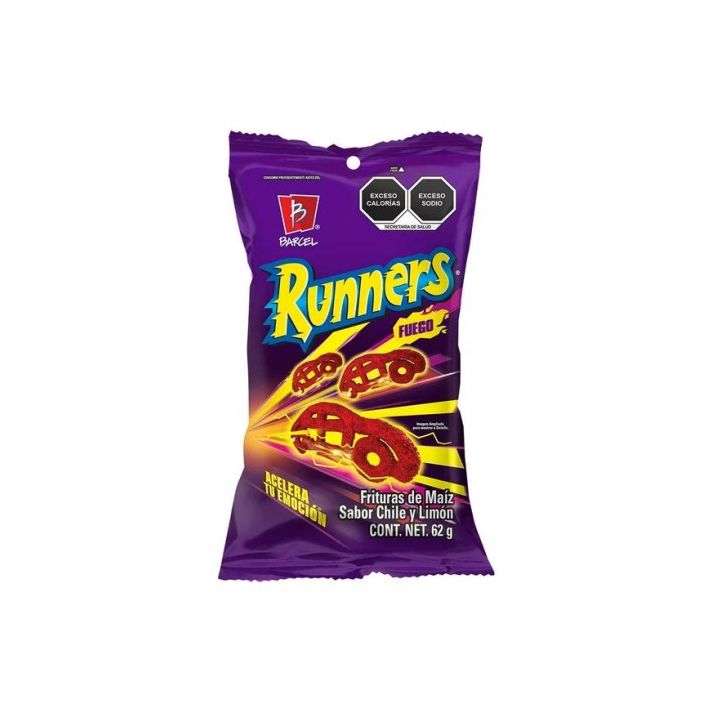 Barcel Runners Fuego 65g - CrispsMex - BBD 130426
