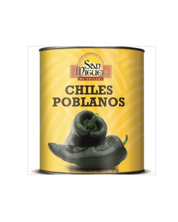 San Miguel Poblano Pepper Whole 800g