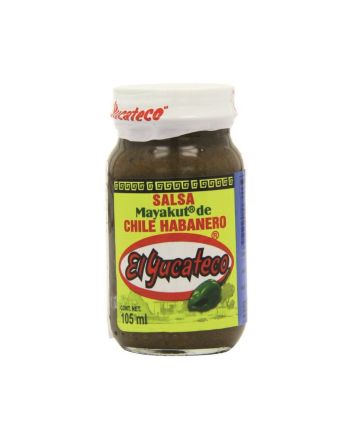 El Yucateco Chile Habanero Mayakut Hot Sauce 105ml - YucaHaba