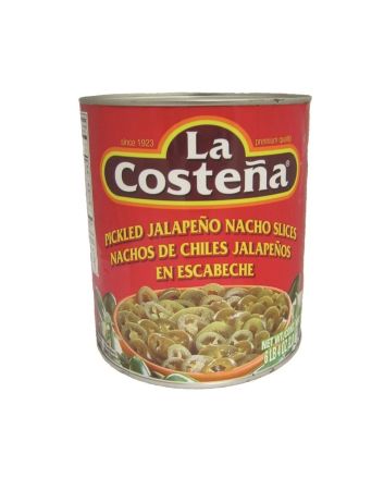 La Costena Pickled Green Jalapeno Nacho Slices 2.8kg