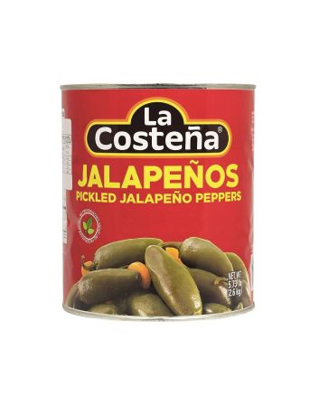 La Costena Pickled Green Jalapeno Whole 2.8kg