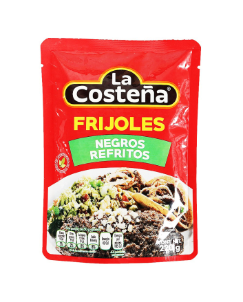 La Costena Refried Black Beans 220g in Pouch