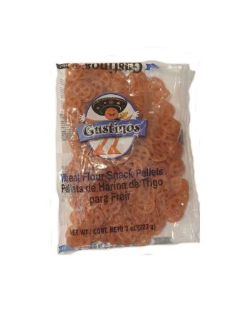 Gustinos Frituras - Wheat pellets mini Rueda 227g