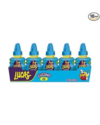 Lucas Gusano Sour Soft Candy (Pack of 10) - BBD 010824