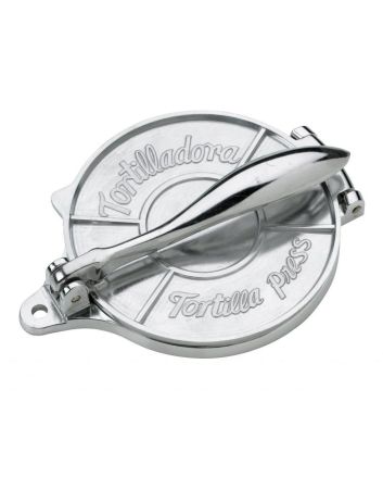 Tortilla Press (19cm diameter) Silver - Harina - KitchenWare