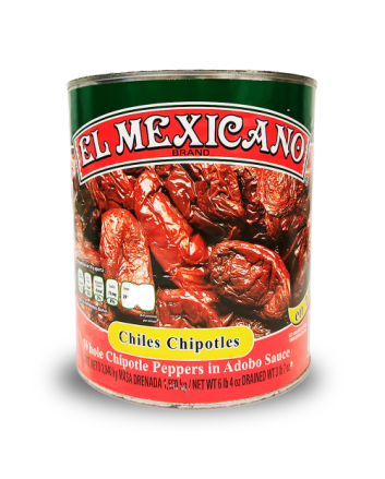 El Mexicano Chipotle Peppers in Adobo Sauce 2.8kg