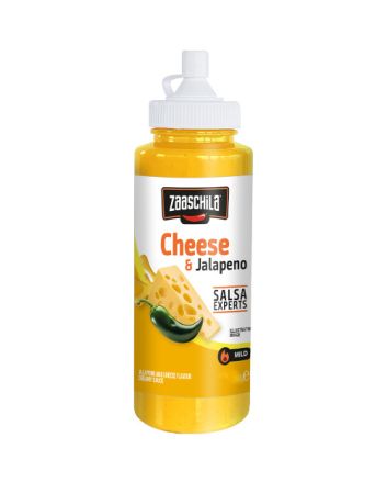 Zaaschila Salsa Cheese con Jalapeno Creamy-Cremosa Squeeze 465g - MexBotana