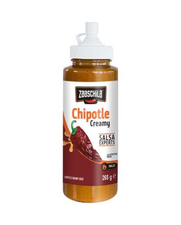 Zaaschila Salsa Chipotle Creamy-Cremosa Squeeze 265g - MexBotana