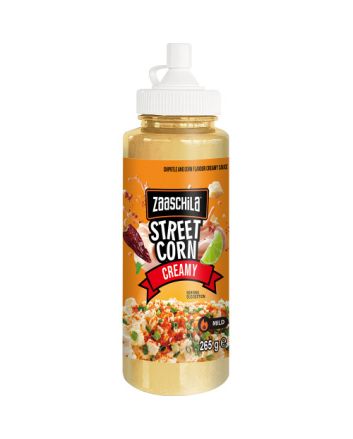 Zaaschila Salsa Chipotle Creamy-Cremosa Street Corn Squeeze 265g - MexBotana